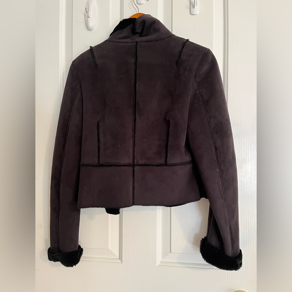Bebe suede jacket. - Picture 3 of 4